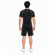 Repx Casual Performance Tee & Shorts Set - Black