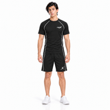 Repx Casual Performance Tee & Shorts Set - Black