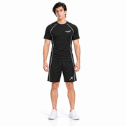 Repx Casual Performance Tee & Shorts Set - Black