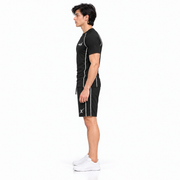 Repx Casual Performance Tee & Shorts Set - Black