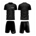 RepX Black Pixel Football Kit | Premium Team Football Jersey & Shorts