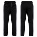 repX Premium Panelled Dry-Fit Gymwear Trousers Training Pants - Black