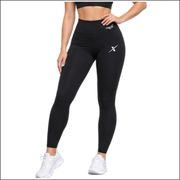 Premium Dry-Fit Gymwear Leggings Performance Training Tights - Black