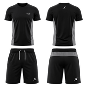 repX Black Elite Panel Tee and Shorts Set, image 2 of 2