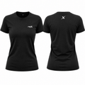 Women’s Premium Panelled Dry-Fit Gymwear T-Shirt - Black