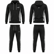 repX Black Premium Panelled Tracksuit, image 2 of 2
