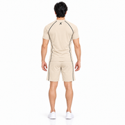 Repx Casual Performance Tee & Shorts Set -Beige