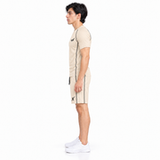 Repx Casual Performance Tee & Shorts Set -Beige