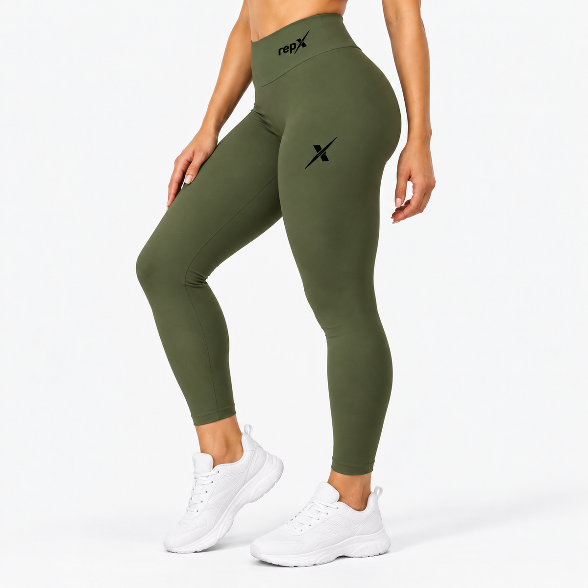 Repx Shaped Leggings - Olive Green