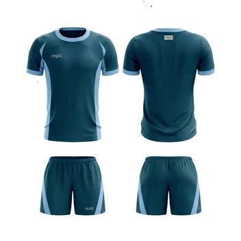 RepX Dark Teal Football Kit | Premium Team Football Jersey & Shorts