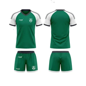 RepX Emerald Green Football Kit | Premium Team Football Jersey & Shorts
