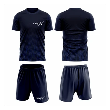 RepX Navy Blue Football Kit | Premium Team Football Jersey & Shorts