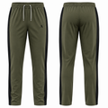 repX Premium Panelled Dry-Fit Gymwear Trousers Training Pants - Olive Green