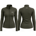 Performance Gymwear Jacket - Lightweight Training & Sports Jacket - Olive Green
