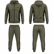 repX Olive Green Premium Panelled Tracksuit, image 2 of 2