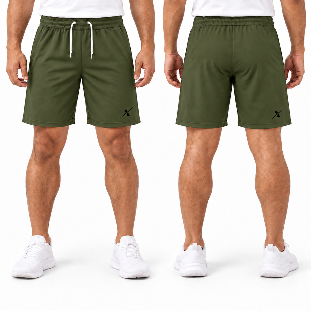 repX Olive Green Elite Shorts