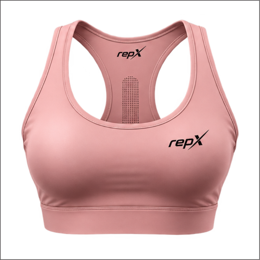 Premium Dry-Fit Gymwear Sports Bra Performance Training Top - Pink