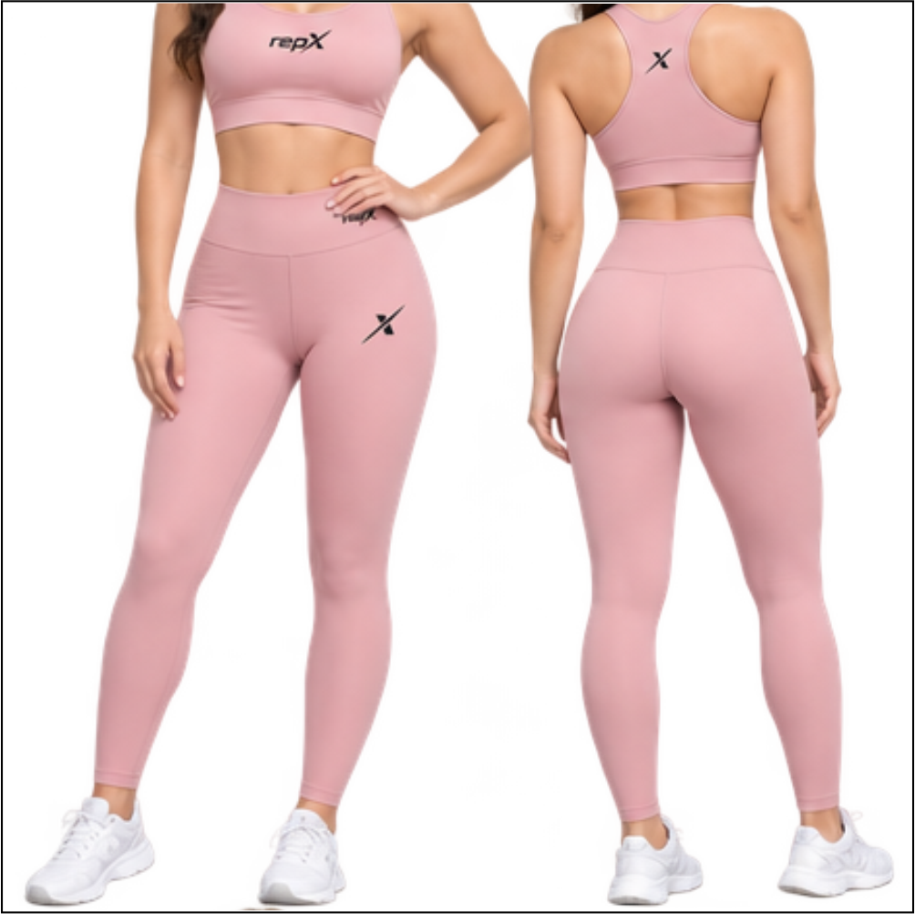 Premium Dry-Fit Gymwear Leggings Performance Training Tights - Pink