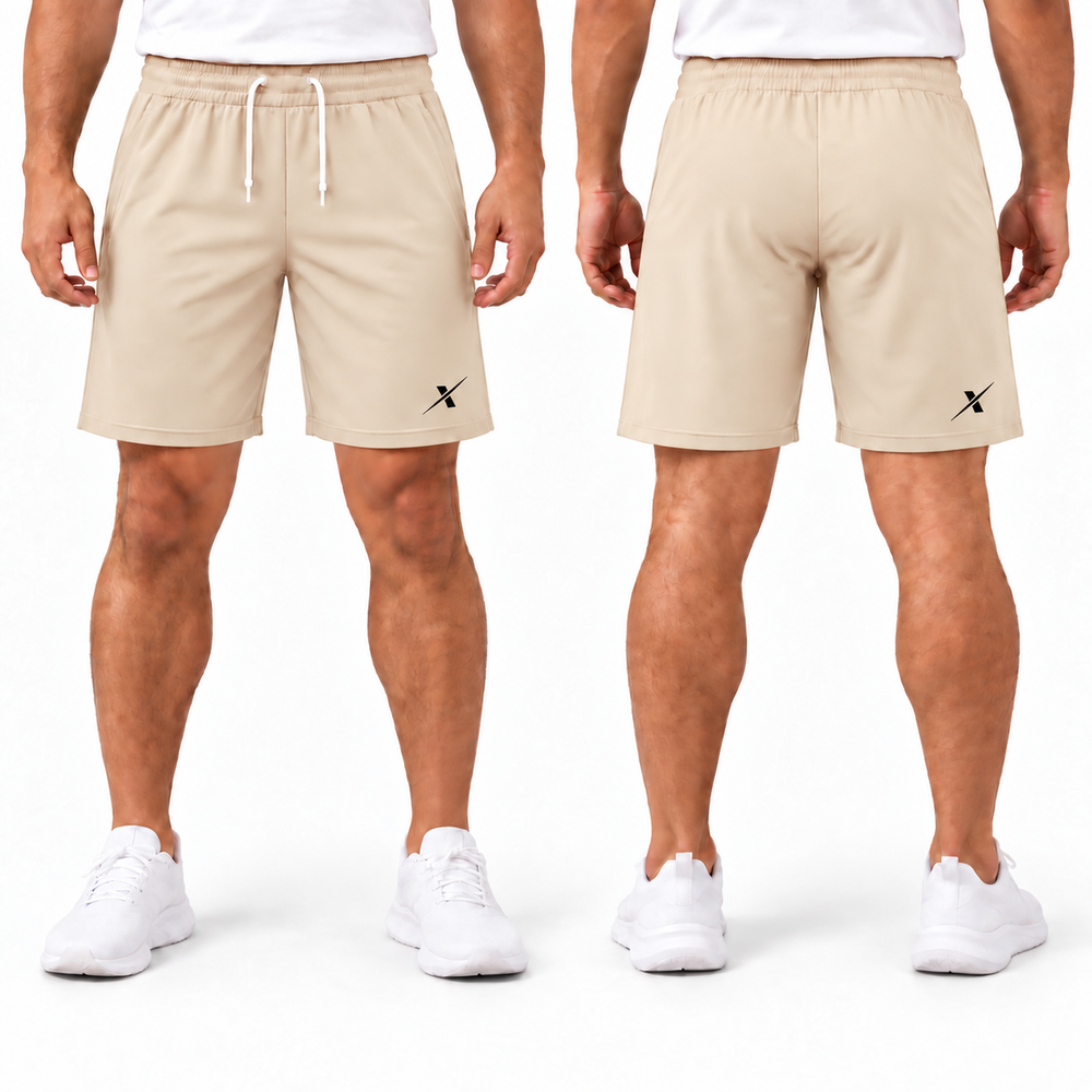 repX Beige Elite Shorts, image 1 of 2