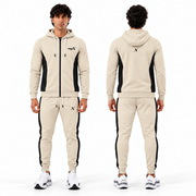 repX Beige Premium Panelled Tracksuit, image 1 of 2