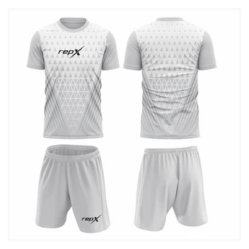 RepX White Football Kit | Premium Team Football Jersey & Shorts