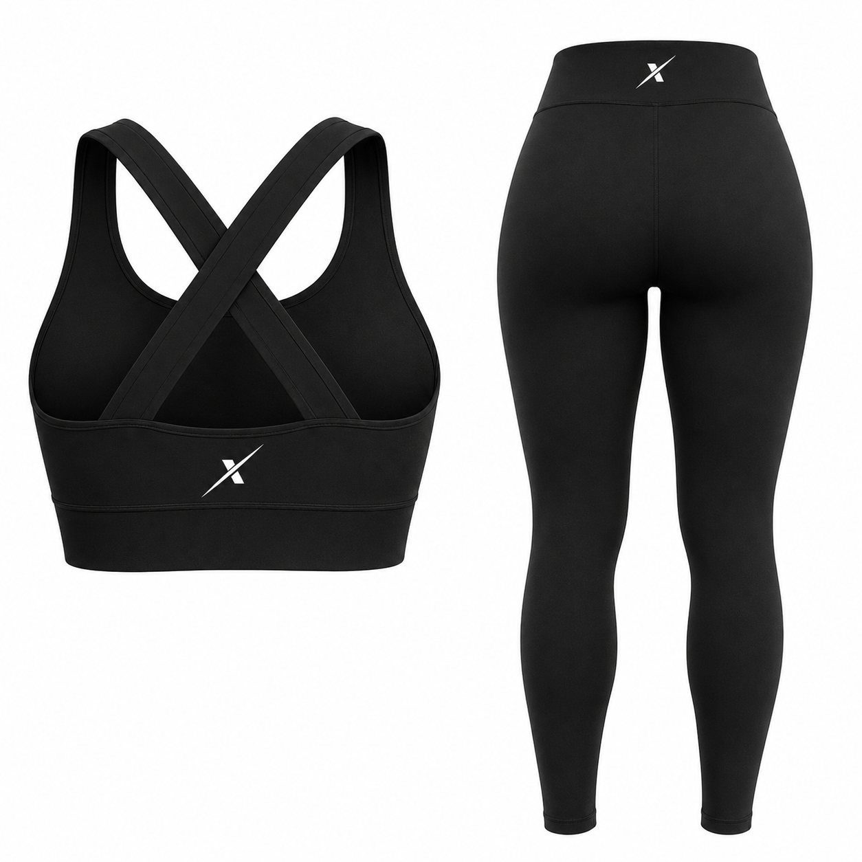 Cross-Back Bra + High-Waisted Leggings