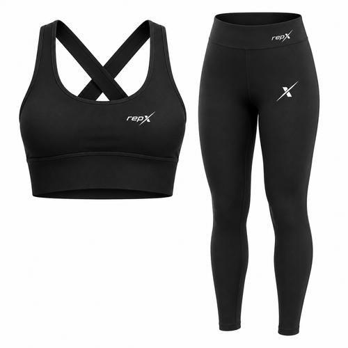 Cross-Back Bra + High-Waisted Leggings