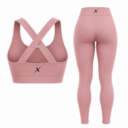 Cross-Back Bra + High-Waisted Leggings