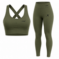 Cross-Back Bra + High-Waisted Leggings