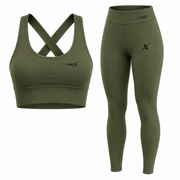 Cross-Back Bra + High-Waisted Leggings