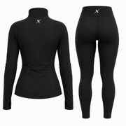 Fitted Jacket + High-Waisted Leggings