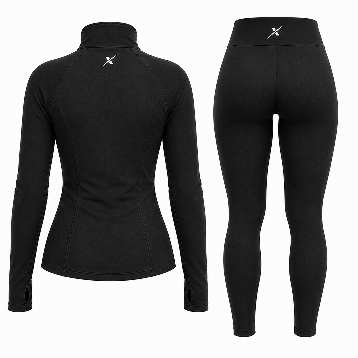Fitted Jacket + High-Waisted Leggings