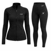 Fitted Jacket + High-Waisted Leggings