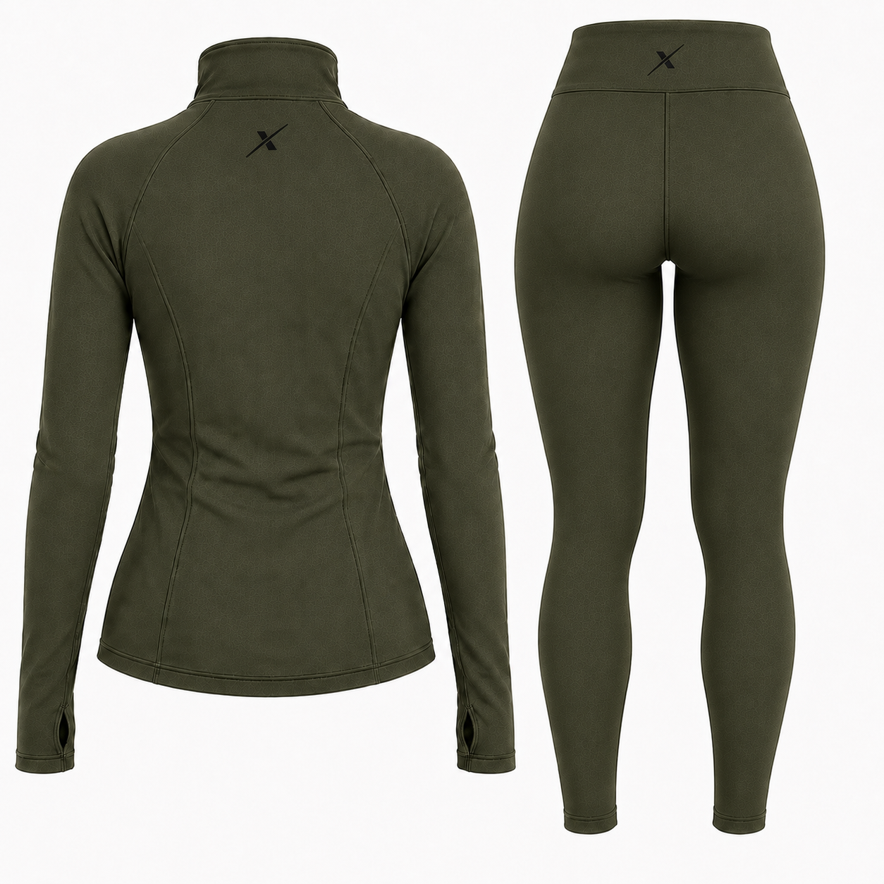 Fitted Jacket + High-Waisted Leggings