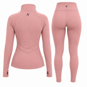Fitted Jacket + High-Waisted Leggings