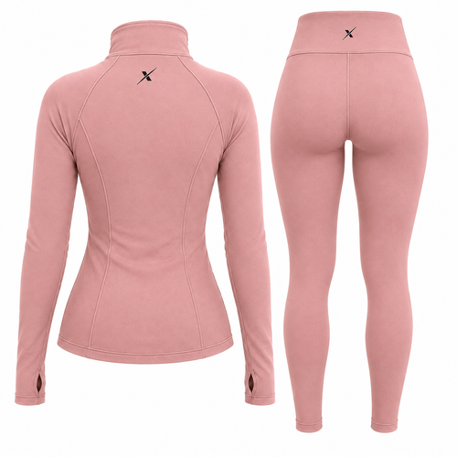 Fitted Jacket + High-Waisted Leggings