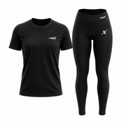 Relaxed Tee + High-Waisted Leggings