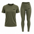 Relaxed Tee + High-Waisted Leggings