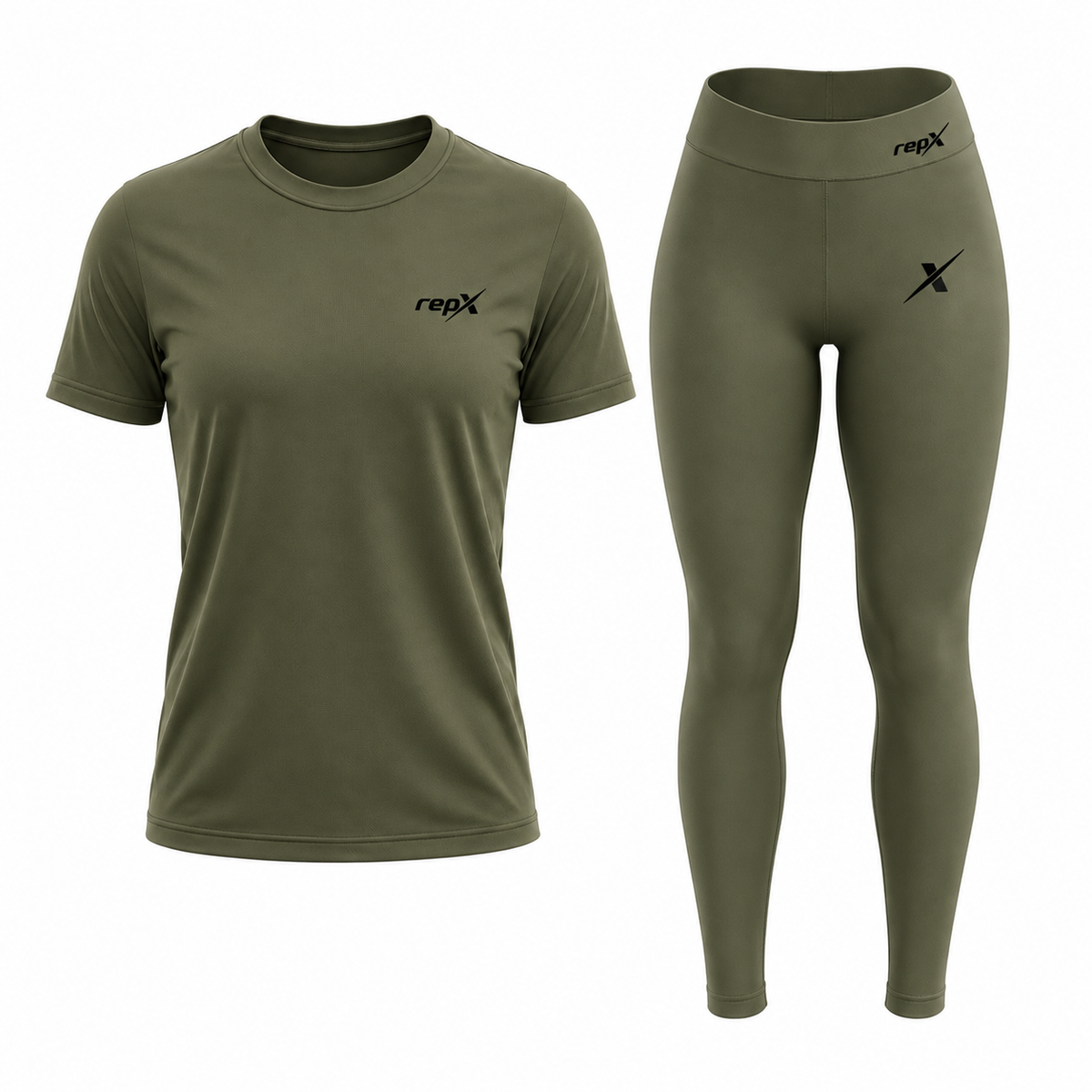 Relaxed Tee + High-Waisted Leggings
