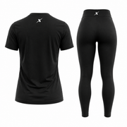 Relaxed Tee + High-Waisted Leggings