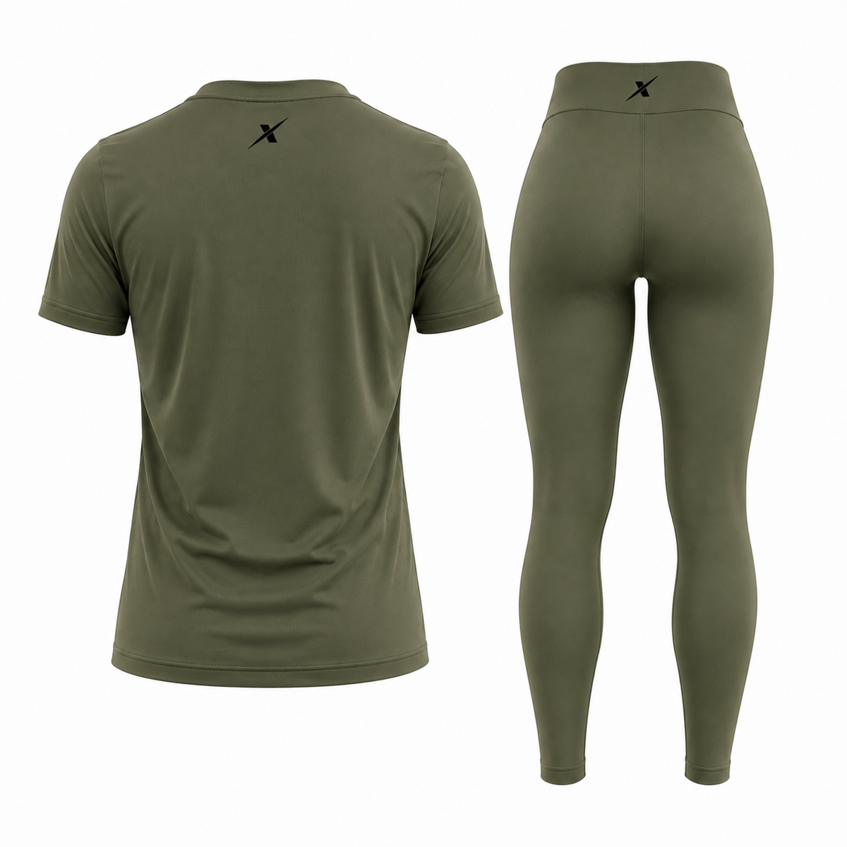 Relaxed Tee + High-Waisted Leggings