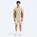 Repx Elite Panel Tee & Shorts Set - Beige