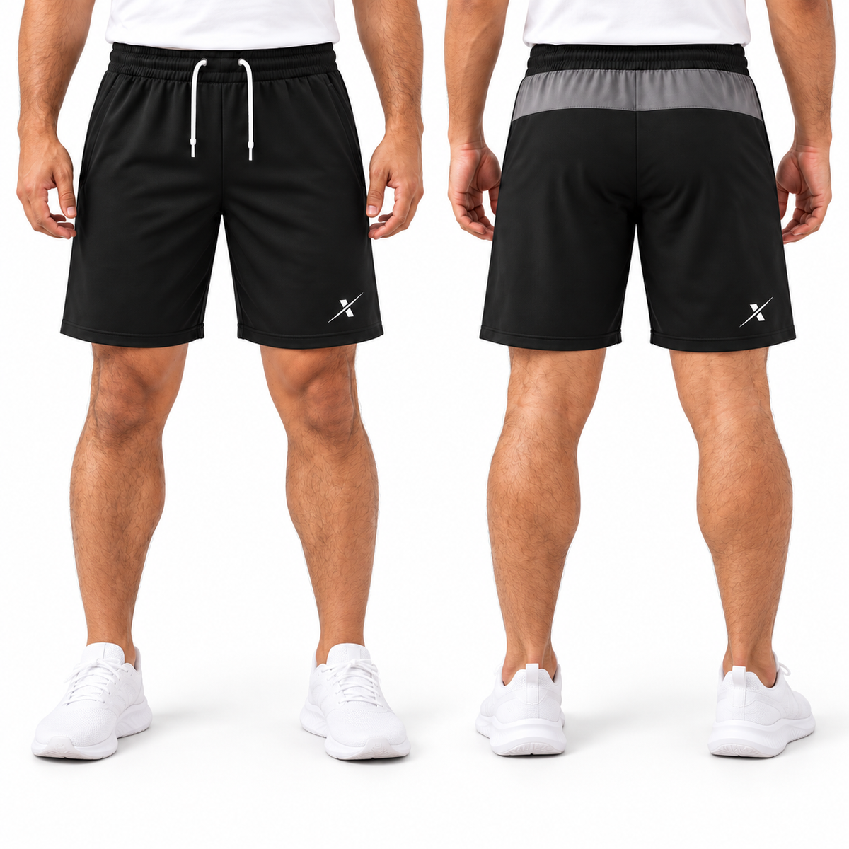 repX Black Elite Panel Shorts, image 1 of 2