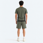 Repx Elite Panel Tee & Shorts Set - Olive Green